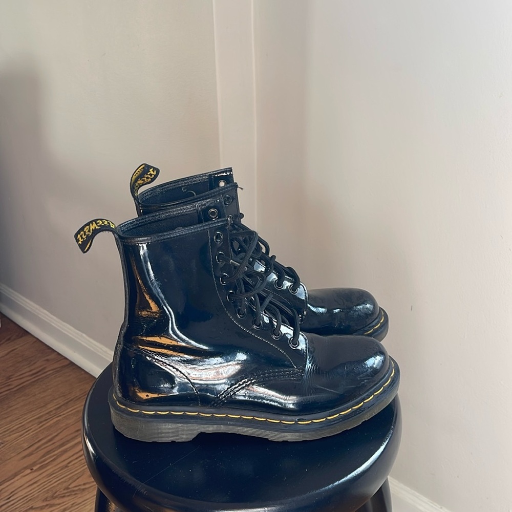 black dr. martens boots, in great condition and rarely worn
